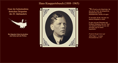 Desktop Screenshot of hansknappertsbusch.de