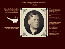 Tablet Screenshot of hansknappertsbusch.de